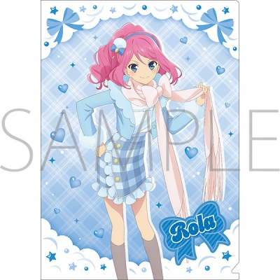 【ムービック】アイカツスターズ！ クリアファイル/桜庭ローラ Winter Boa Style ver.