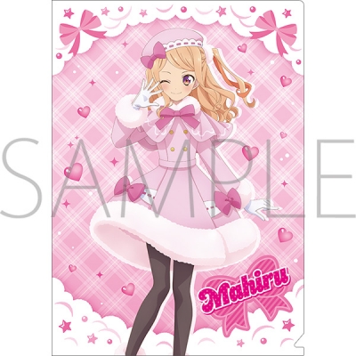 【ムービック】アイカツスターズ！ クリアファイル/香澄真昼 Winter Boa Style ver.