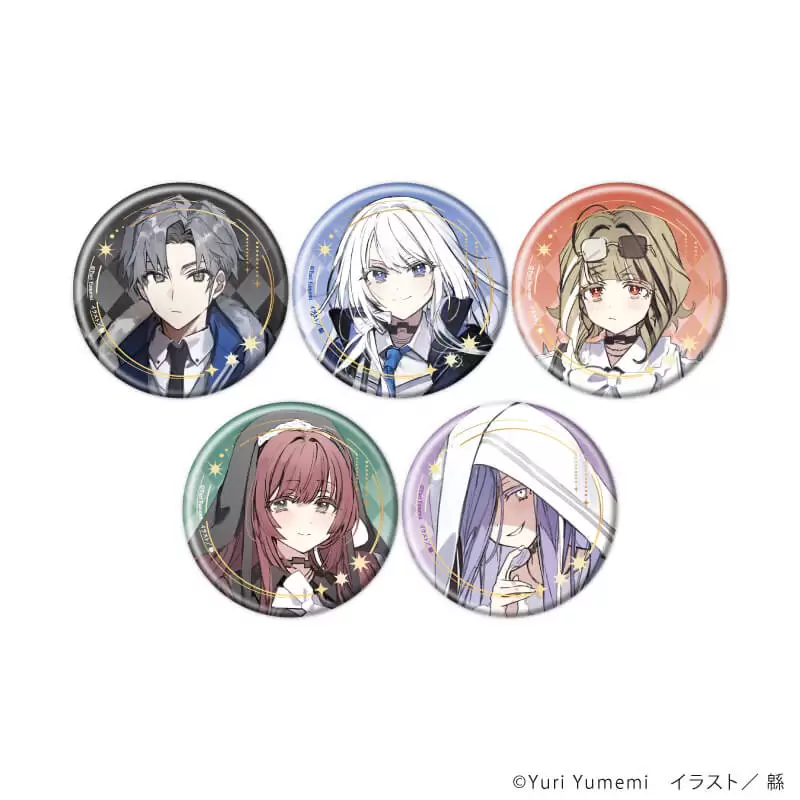 【A3】缶バッジ「魔女に首輪は付けられない」01/ブラインド(全5種)(公式イラスト) 1BOX入数：5