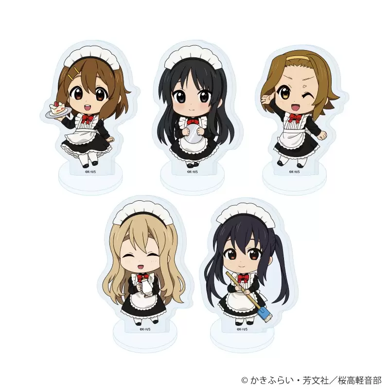 【A3】アクリルぷちスタンド「TVアニメ『けいおん！』」01/メイドver. ブラインド(全5種)(ミニキャライラスト) 1BOX入数：5
