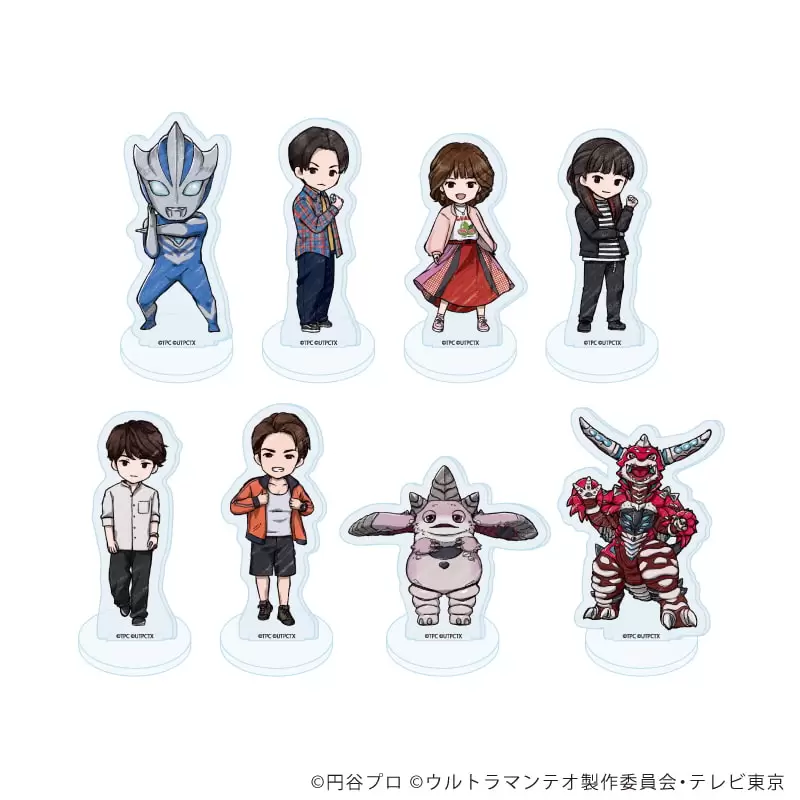 【A3】アクリルぷちスタンド「ウルトラマンテオ」01/ブラインド(全8種)(グラフアートイラスト) 1BOX入数：8
