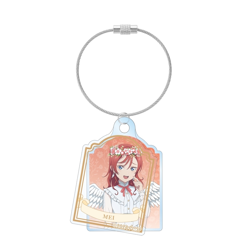 【アルマビアンカ】ラブライブ！スーパースター！！ 描き下ろし 米女メイ 天使ver. 2連ワイヤーアクリルキーホルダー