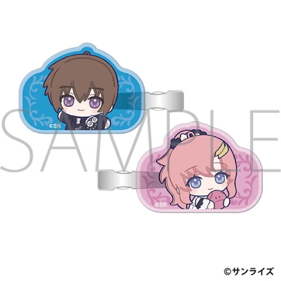 【ムービック】機動戦士ガンダムSEED FREEDOM ZERO アクリルヘアクリップセット/ぬいパル すきっぷ キラ・ヤマト＆ラクス・クライン