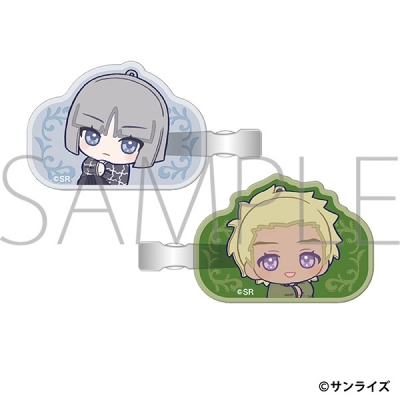 【ムービック】機動戦士ガンダムSEED FREEDOM ZERO アクリルヘアクリップセット/ぬいパル すきっぷ イザーク・ジュール＆ディアッカ・エルスマン