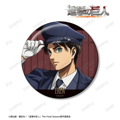 【アルマビアンカ】TVアニメ『進撃の巨人』 描き下ろし エレン 看守ver. 100mm缶バッジ