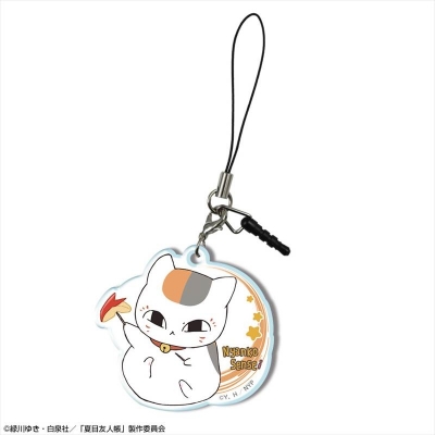 【ライセンスエージェント】夏目友人帳 アクリルイヤホンジャックアクセサリー Ver.2 デザイン03(ニャンコ先生/C)