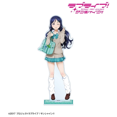 【アルマビアンカ】ラブライブ！サンシャイン！！ 描き下ろし 松浦果南 ギャル制服ver. 特大アクリルスタンド
