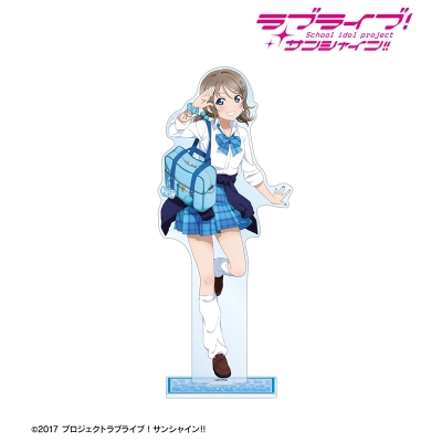 【アルマビアンカ】ラブライブ！サンシャイン！！ 描き下ろし 渡辺 曜 ギャル制服ver. 特大アクリルスタンド