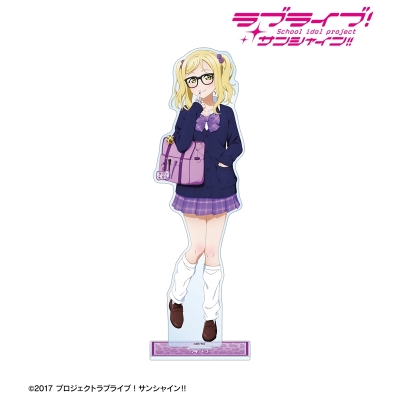 【アルマビアンカ】ラブライブ！サンシャイン！！ 描き下ろし 小原鞠莉 ギャル制服ver. 特大アクリルスタンド