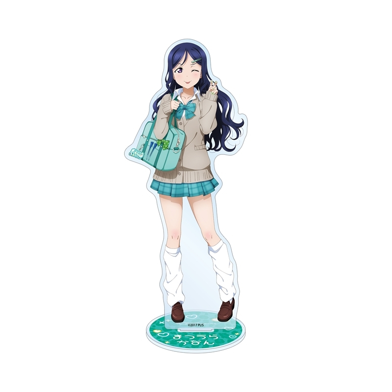 【アルマビアンカ】ラブライブ！サンシャイン！！ 描き下ろし 松浦果南 ギャル制服ver. BIGアクリルスタンド