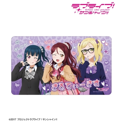 【アルマビアンカ】ラブライブ！サンシャイン！！ 描き下ろし Guilty Kiss ギャル制服ver. マルチデスクマット
