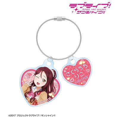 【アルマビアンカ】ラブライブ！サンシャイン！！ 描き下ろし 桜内梨子 ギャル制服ver. 2連ワイヤーアクリルキーホルダー
