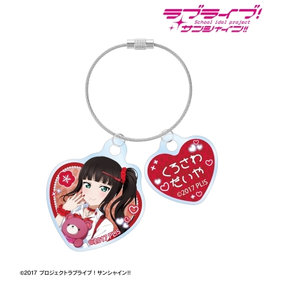 【アルマビアンカ】ラブライブ！サンシャイン！！ 描き下ろし 黒澤ダイヤ ギャル制服ver. 2連ワイヤーアクリルキーホルダー