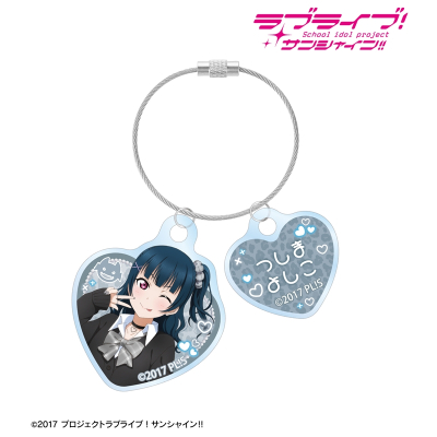 【アルマビアンカ】ラブライブ！サンシャイン！！ 描き下ろし 津島善子 ギャル制服ver. 2連ワイヤーアクリルキーホルダー