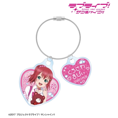 【アルマビアンカ】ラブライブ！サンシャイン！！ 描き下ろし 黒澤ルビィ ギャル制服ver. 2連ワイヤーアクリルキーホルダー