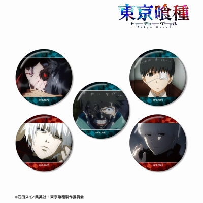 【アルマビアンカ】TVアニメ『東京喰種トーキョーグール』 金木 研 場面写缶バッジ5個セット