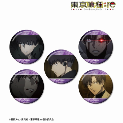 【アルマビアンカ】TVアニメ『東京喰種トーキョーグール：re』 瓜江久生 場面写缶バッジ5個セット