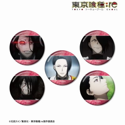 【アルマビアンカ】TVアニメ『東京喰種トーキョーグール：re』 旧多二福 場面写缶バッジ5個セット