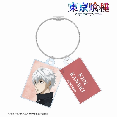 【アルマビアンカ】TVアニメ『東京喰種トーキョーグール』 描き下ろし 金木 研 歩みver. 2連ワイヤーアクリルキーホルダー