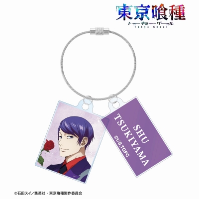 【アルマビアンカ】TVアニメ『東京喰種トーキョーグール』 描き下ろし 月山 習 歩みver. 2連ワイヤーアクリルキーホルダー