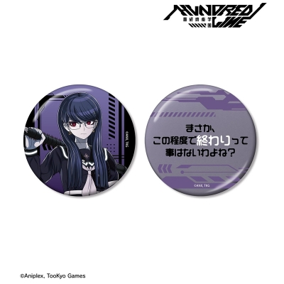 【アルマビアンカ】HUNDRED LINE -最終防衛学園- 雫原比留子 推しゴト 75mm缶バッジ2個セット
