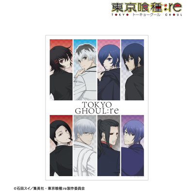 【アルマビアンカ】TVアニメ『東京喰種トーキョーグール：re』 描き下ろし 集合 戦う背中ver. A3マットポスター