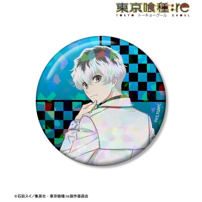 【アルマビアンカ】TVアニメ『東京喰種トーキョーグール：re』 描き下ろし 佐々木琲世 戦う背中ver. 75mmホログラム缶バッジ
