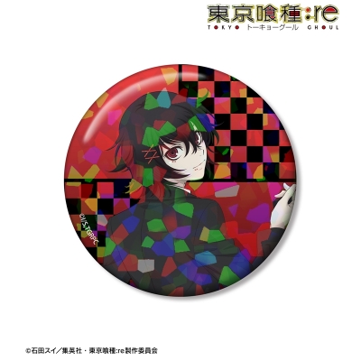【アルマビアンカ】TVアニメ『東京喰種トーキョーグール：re』 描き下ろし 鈴屋什造 戦う背中ver. 75mmホログラム缶バッジ