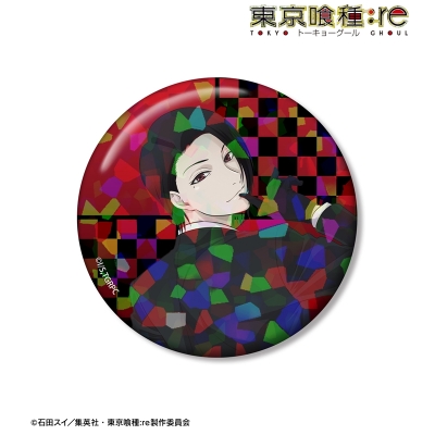 【アルマビアンカ】TVアニメ『東京喰種トーキョーグール：re』 描き下ろし 旧多二福 戦う背中ver. 75mmホログラム缶バッジ