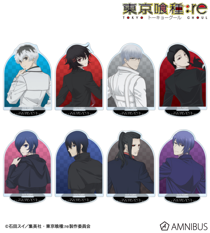 【アルマビアンカ】TVアニメ『東京喰種トーキョーグール：re』 描き下ろし 戦う背中ver. トレーディングアクリルスタンド 1BOX入数：8