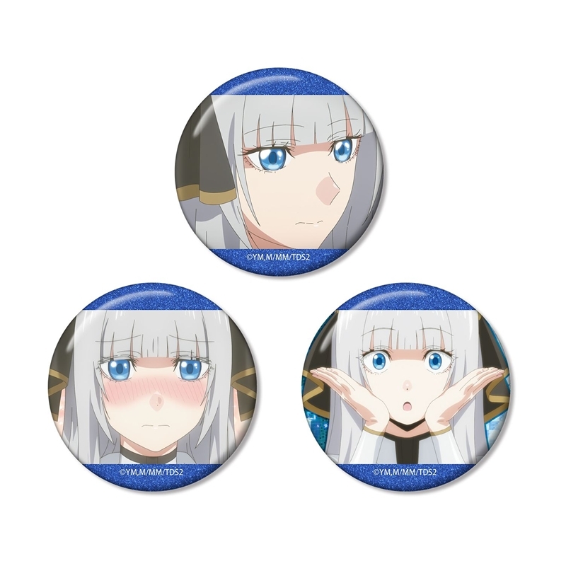 【アルマビアンカ】TVアニメ「乙女ゲー世界はモブに厳しい世界です2」 ミレーヌ 場面写グリッター缶バッジ3個セット