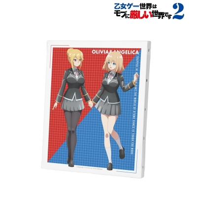 【アルマビアンカ】TVアニメ「乙女ゲー世界はモブに厳しい世界です2」 オリヴィア＆アンジェリカ F3号キャンバスボード