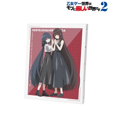 【アルマビアンカ】TVアニメ「乙女ゲー世界はモブに厳しい世界です2」 ヘルトルーデ＆ヘルトラウダ F3号キャンバスボード