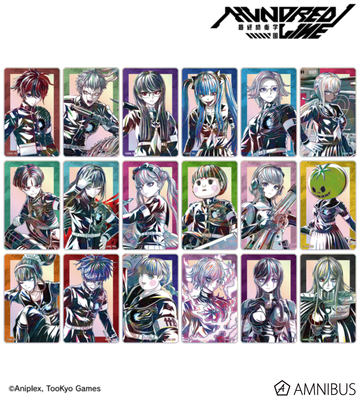 【アルマビアンカ】HUNDRED LINE -最終防衛学園- トレーディング Ani-Art オーロラアクリルカード 1BOX入数：18