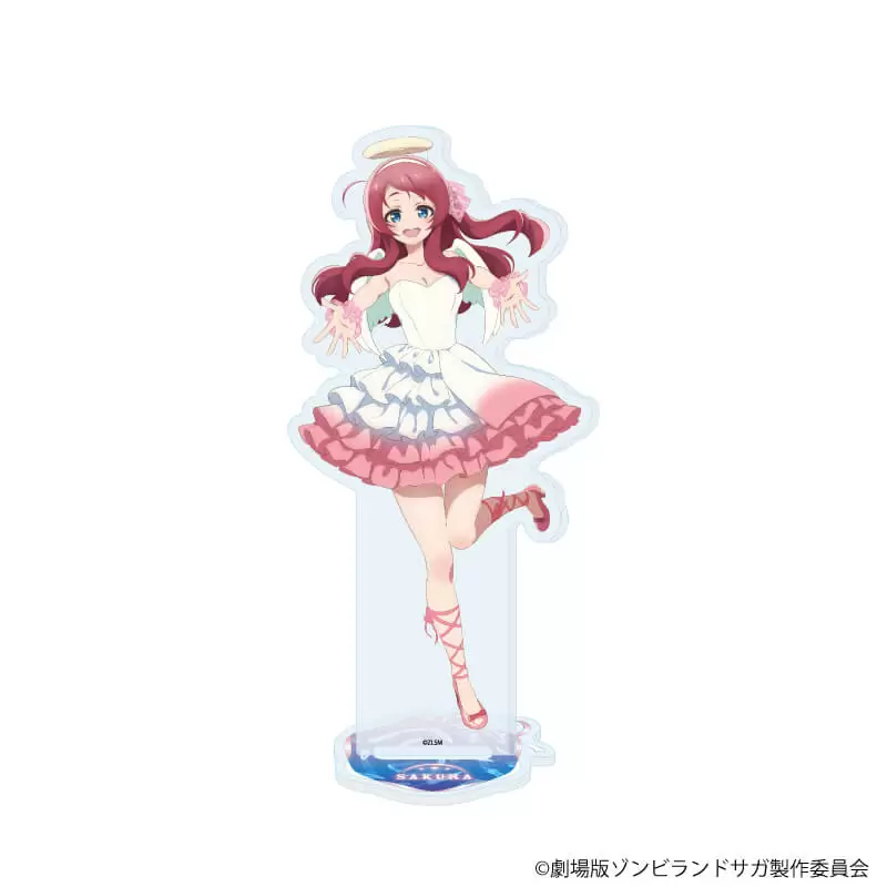 【A3】アクリルスタンド「劇場版『ゾンビランドサガ ゆめぎんがパラダイス』」15/源さくら 天使ver.(描き下ろしイラスト)