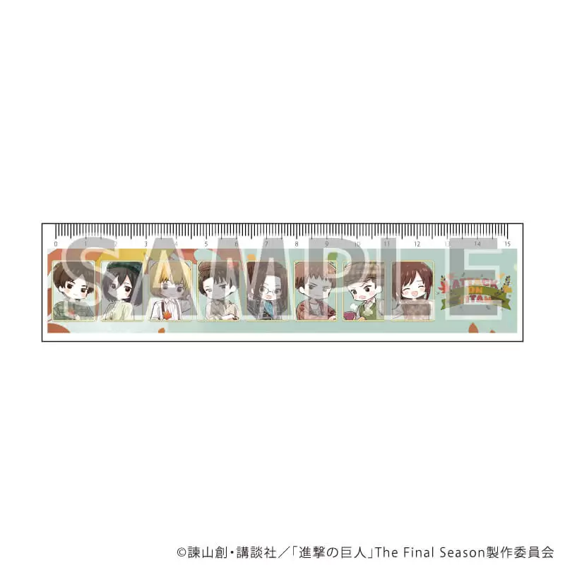 【A3】定規15cm「TVアニメ『進撃の巨人』」02/紅葉ver.(グラフアートイラスト)