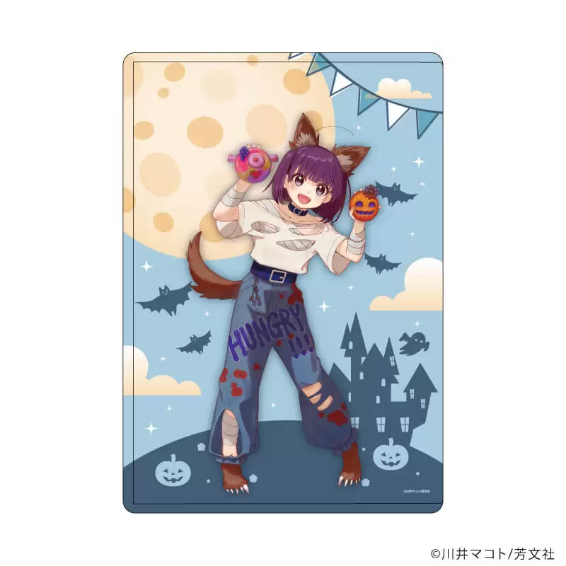 【A3】キャラクリアケース「幸腹グラフィティ」02/森野きりん(描き下ろしイラスト)