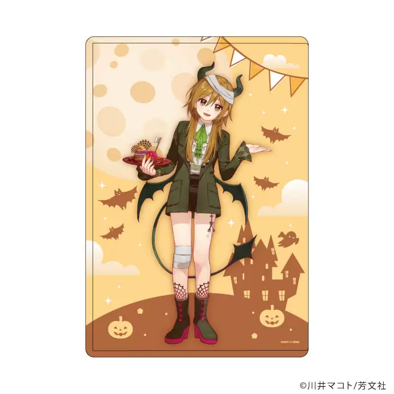 【A3】キャラクリアケース「幸腹グラフィティ」03/椎名(描き下ろしイラスト)