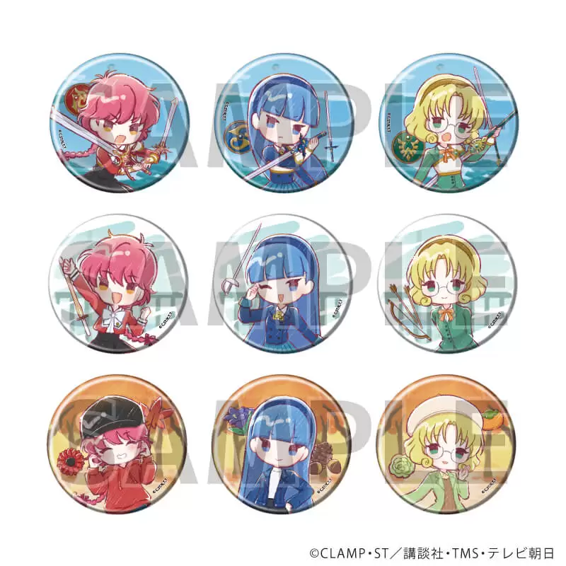【A3】缶バッジ「TVアニメ「魔法騎士レイアース」」04/ブラインド(全9種)(グラフアートイラスト) 1BOX入数：9