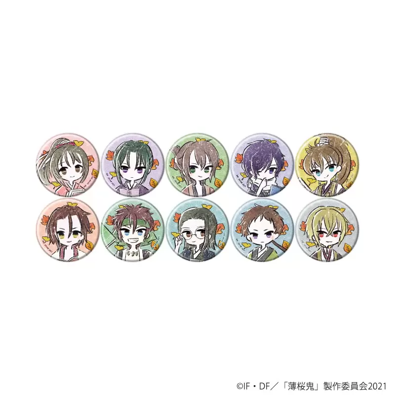 【A3】缶バッジ「TVアニメ『薄桜鬼』」03/読書ver. ブラインド(全10種)(グラフアートイラスト) 1BOX入数：10