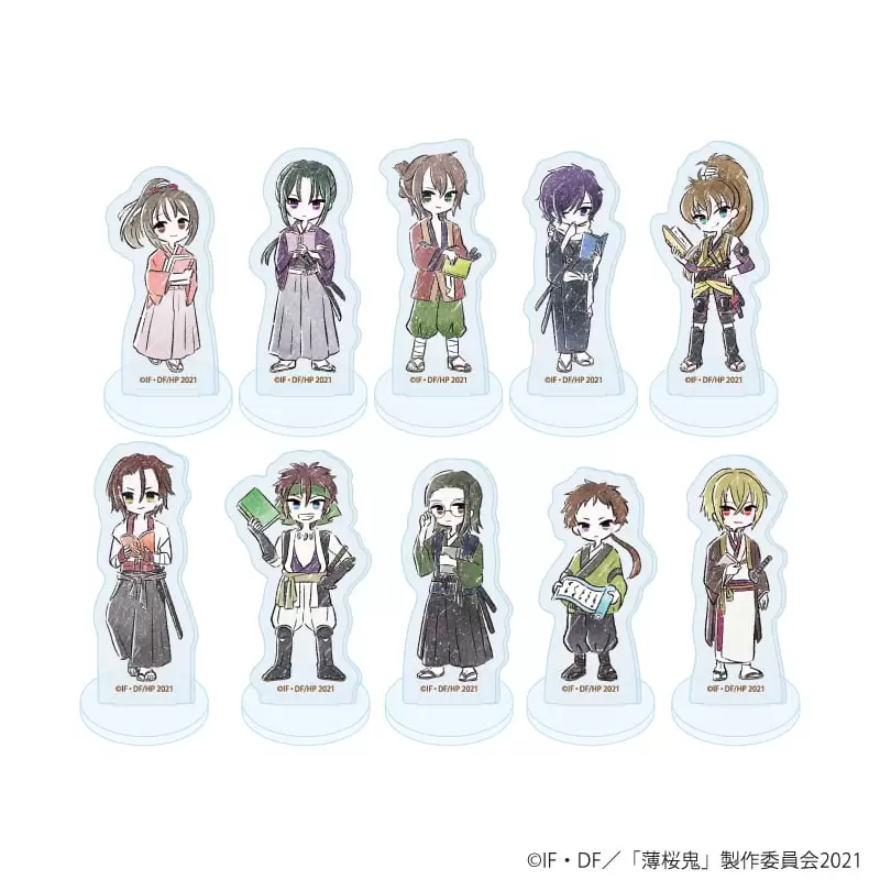 【A3】アクリルぷちスタンド「TVアニメ『薄桜鬼』」01/読書ver. ブラインド(全10種)(グラフアートイラスト) 1BOX入数：10