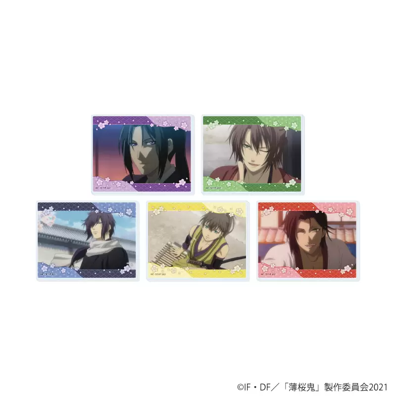 【A3】アクリルカード「TVアニメ『薄桜鬼』」01/ブラインド(全5種)(場面写イラスト) 1BOX入数：5