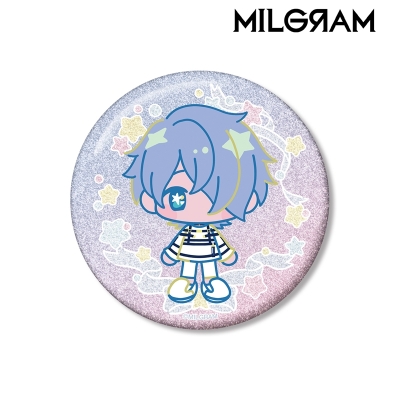 【アルマビアンカ】MILGRAM -ミルグラム- ハルカ ゆめぷち 75mmグリッター缶バッジ