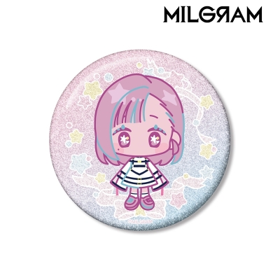 【アルマビアンカ】MILGRAM -ミルグラム- ユノ ゆめぷち 75mmグリッター缶バッジ