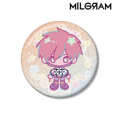 【アルマビアンカ】MILGRAM -ミルグラム- フータ ゆめぷち 75mmグリッター缶バッジ