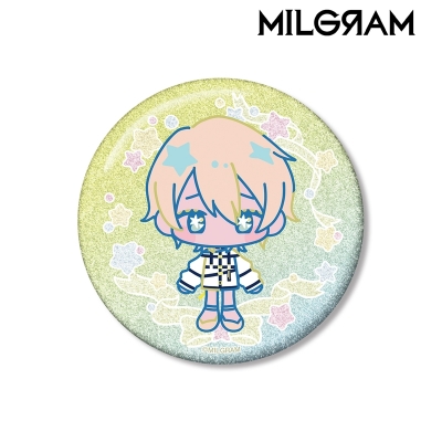 【アルマビアンカ】MILGRAM -ミルグラム- ムウ ゆめぷち 75mmグリッター缶バッジ