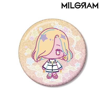 【アルマビアンカ】MILGRAM -ミルグラム- マヒル ゆめぷち 75mmグリッター缶バッジ