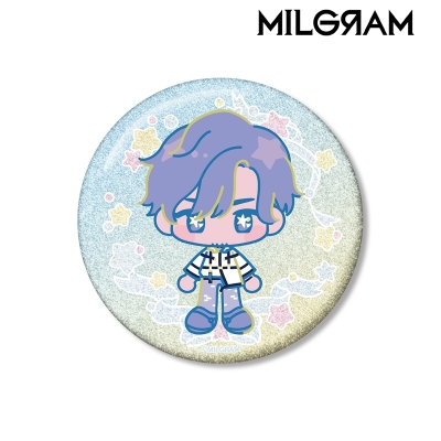 【アルマビアンカ】MILGRAM -ミルグラム- カズイ ゆめぷち 75mmグリッター缶バッジ