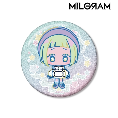 【アルマビアンカ】MILGRAM -ミルグラム- アマネ ゆめぷち 75mmグリッター缶バッジ