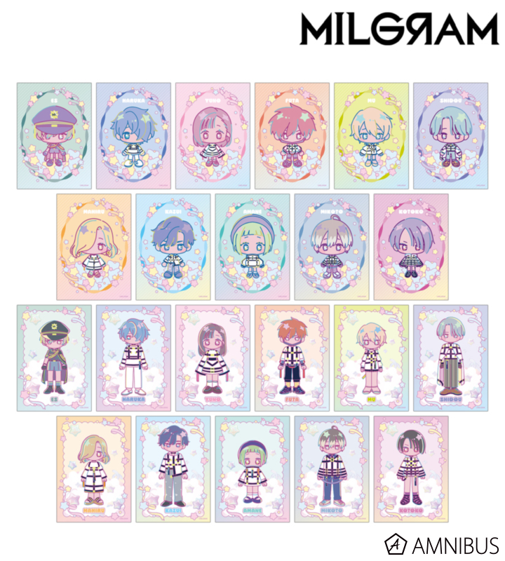 【アルマビアンカ】MILGRAM -ミルグラム- トレーディング ゆめぷち ブロマイド 1BOX入数：22